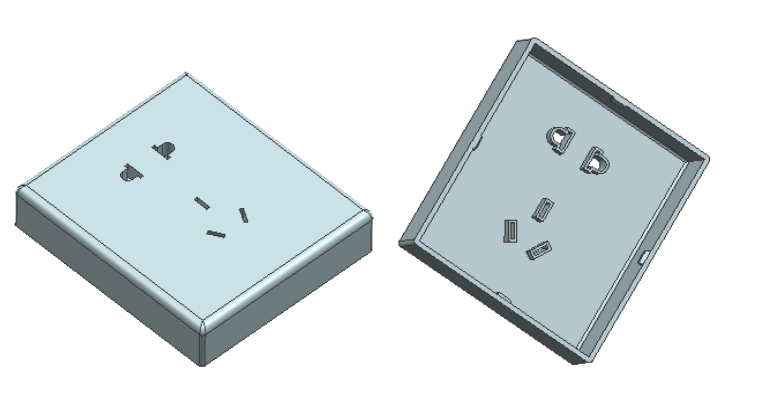 electric plug socket injection plastic mould-7