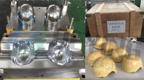 Tactical Helmet mold ship to Thailand