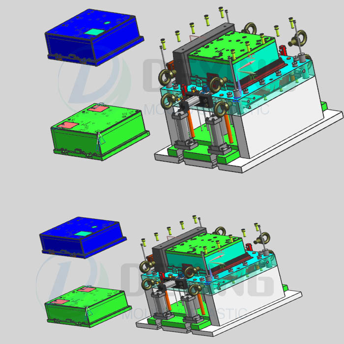 fiberglass electric SMC meter boxes mold FRP gas box mould-5