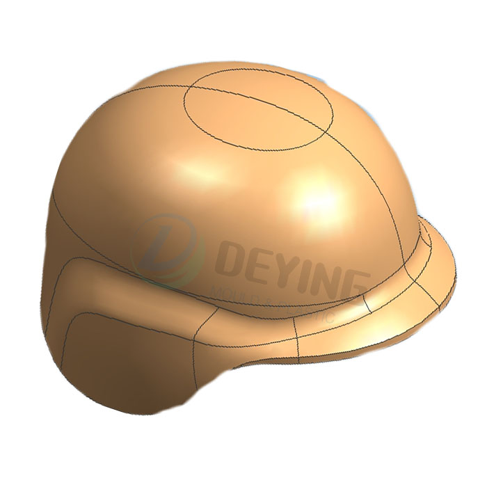 Polyethylene (UHMWPE) helmet mould