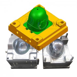 Polyethylene helmet compression moulds