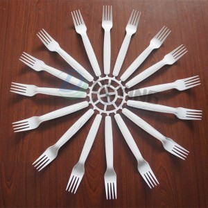 disposable Cutlery cake fork Mould Tableware fork Mold