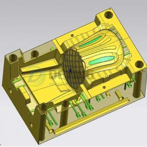 plastic injection adult office armrest chair mould mold supplier in taizhou