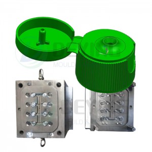 Plastic Injection flip cap mold for bottle or preform