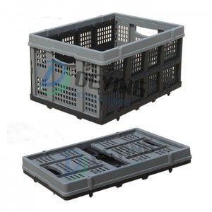 plastic injection folding crate box mould supplier in taizhou