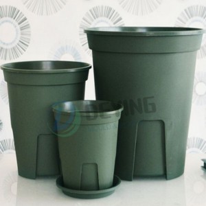 Gallon round plastic injection flowerpot mould flower pot mold in taizhou