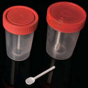 Transparent Sterile PP measurin sample cup moulds with spoon