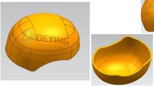 Manufacturing Kevlar bulletproof helmet mold