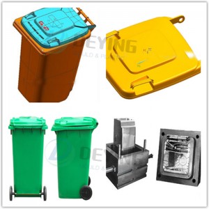 plastic injection trash bin can mould high quality trash can mold