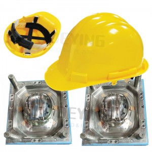 Plastic helmet injection molding line