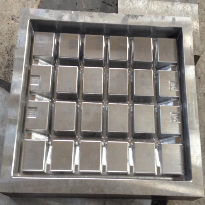 Anti-Theft B125 Square SMC BMC Manhole Cover molds 600X600