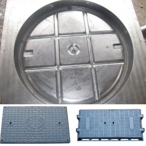 Square and Round Manhole Cover molds with Frame mould