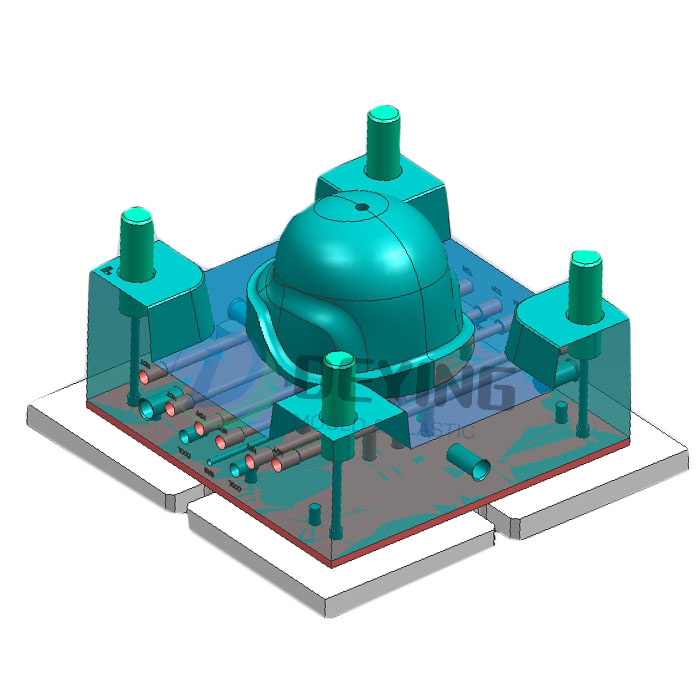 Polyethylene helmet mould