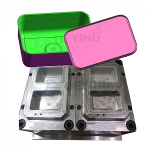 Food lunch box mould disposable thin wall box plastic injection moulds