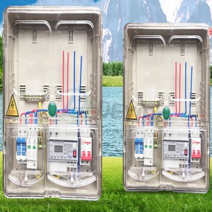 Indoor outdoor plastic injection electricity meter box mold