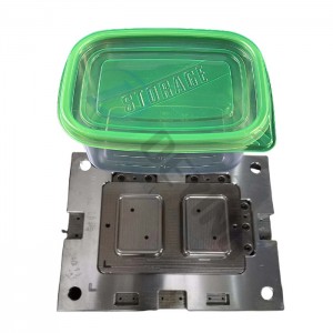 square plastic air tight food container injection mould