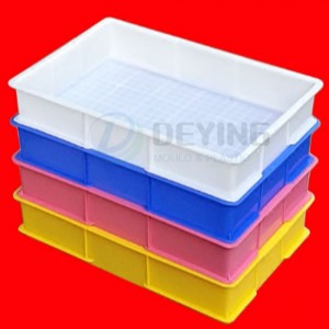 taizhou injection plastic fruit storage box plastic moulding