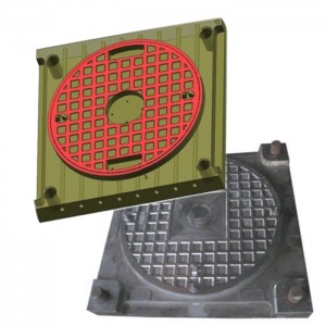 Anti-Theft B125 Square SMC BMC Manhole Cover molds 600X600